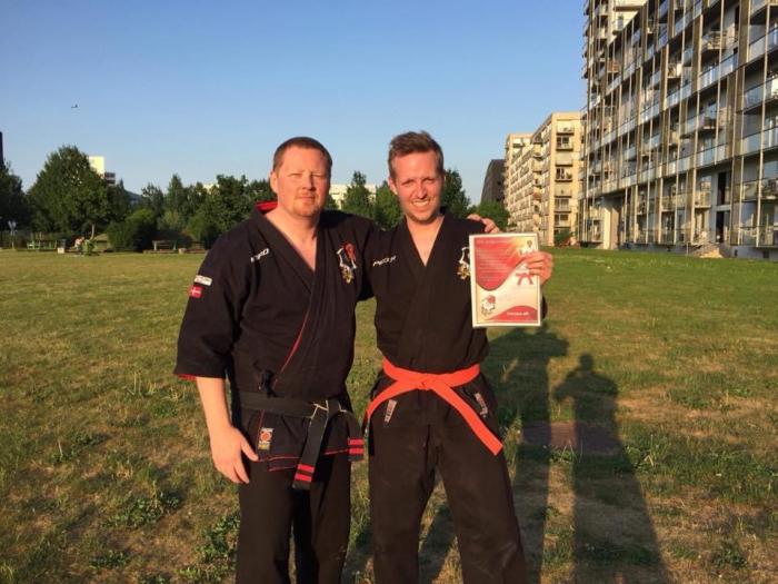 Orange belt · May 31, 2018 · Promoted by Kim Dahl