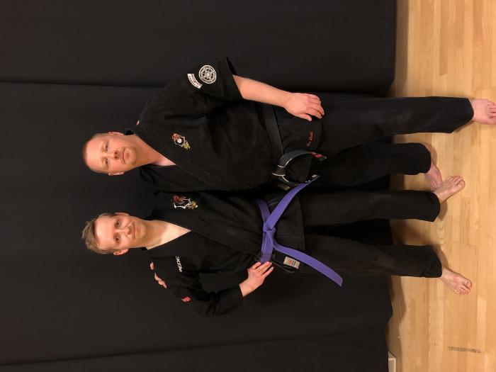 Purple belt · May 15, 2019 · Promoted by Kim Dahl