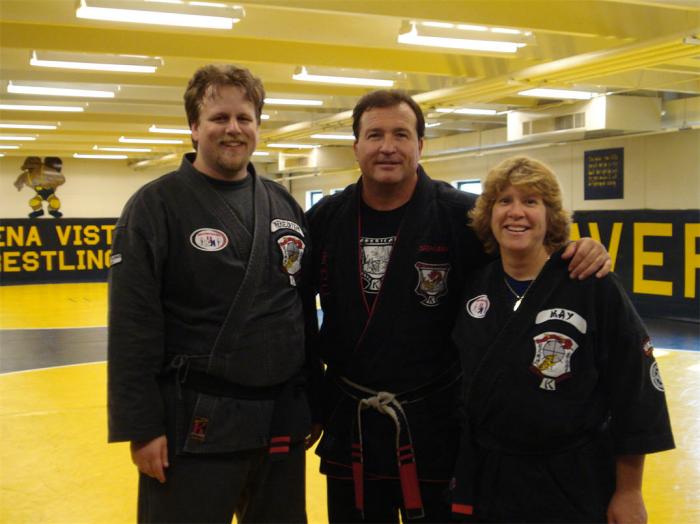 At seminar with Jeff Speakman (Storm Lake)