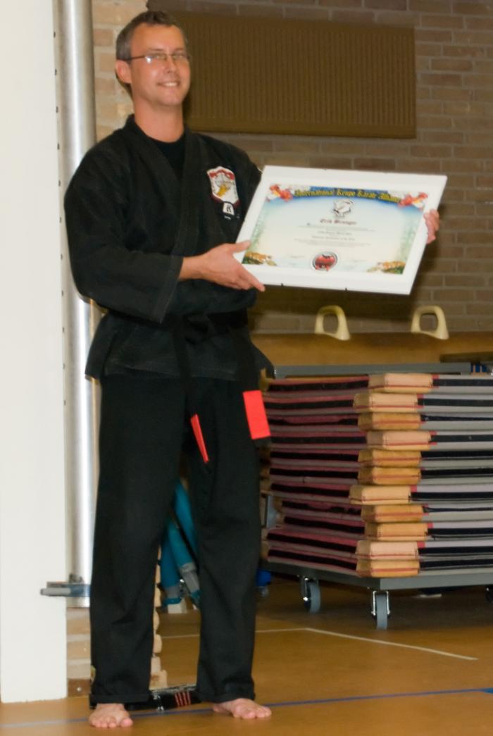 Black belt 5th degree · June 16, 2009 · Promoted by Hans Hesselmann