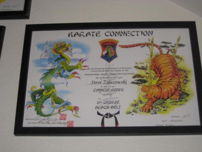 Black belt 2nd degree · November 18, 2006 · Promoted by Sullivan/LeRoux