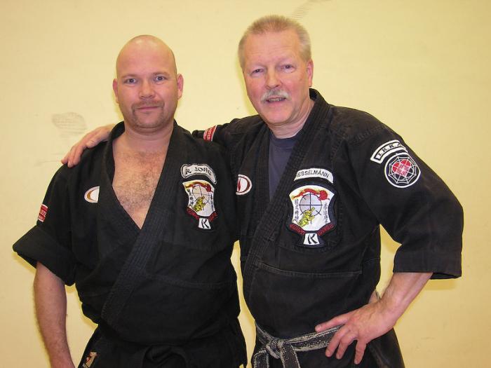 With my first instructoer, Hans Hesselmann