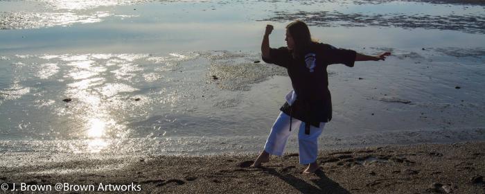 A beach pic of me taken by Jesse Brown.
