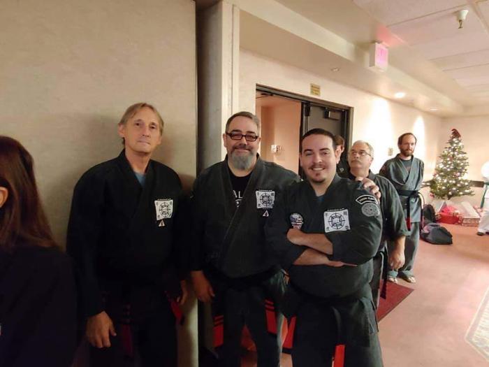 My instructor, training partner, and I at the four horsemen event