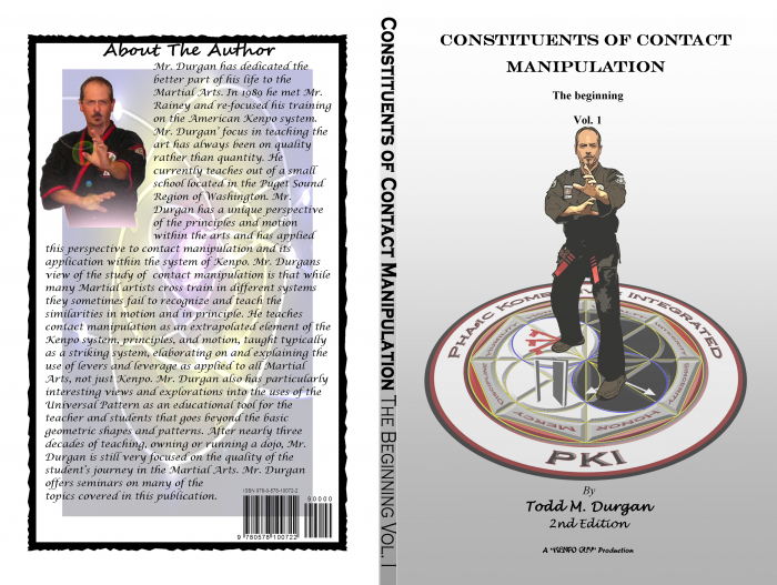 The cover of my First Book, released 2012 available on Amazon or Kenpoguy.com
