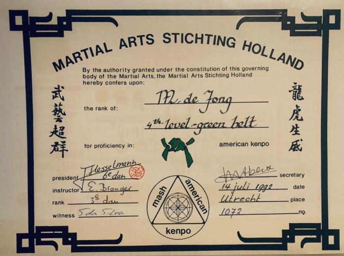 Green belt · July 14, 1992 · Promoted by Hans Hesselmann