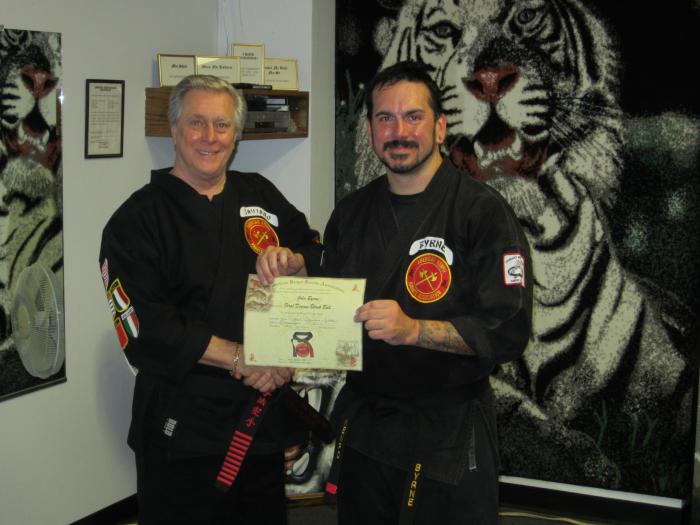 Black belt 1st degree · September 11, 2012 · Promoted by Tom Saviano