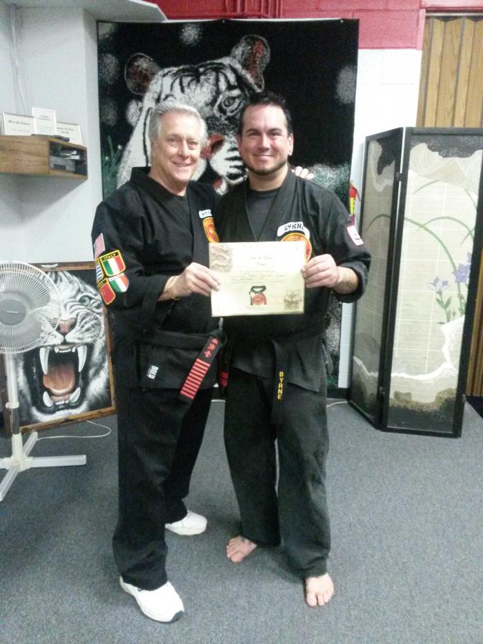 Black belt 2nd degree · September 29, 2014 · Promoted by Tom Saviano & Mike Nevins