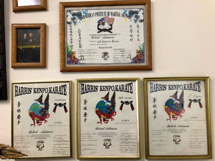 Black belt 4th degree · September 26, 1998 · Promoted by Dennis Harris