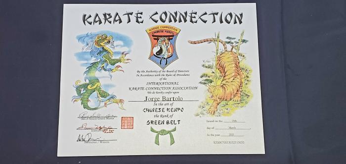 Green belt · March 15, 2021 · Promoted by Steve Zalazowski, Sr.