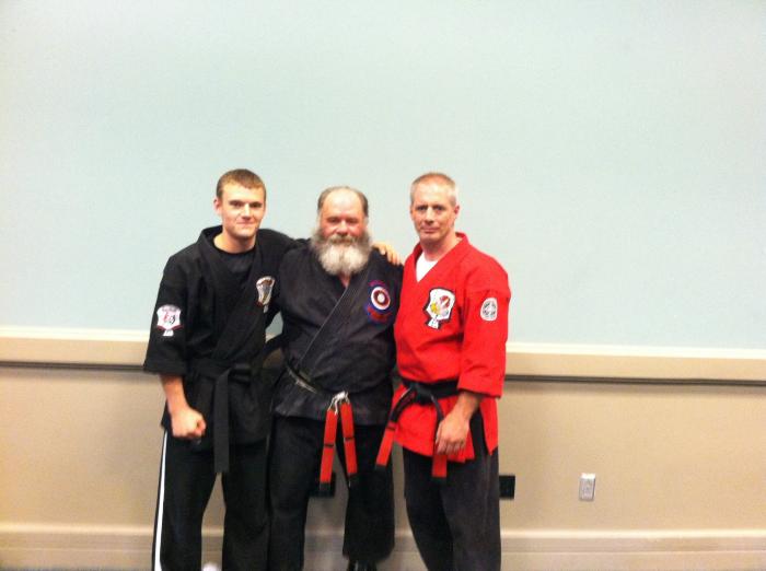 With Mr. Pick and one of my students