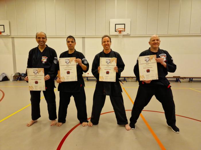Black belt 1st degree · December 10, 2022 · Promoted by Hans Hesselmann