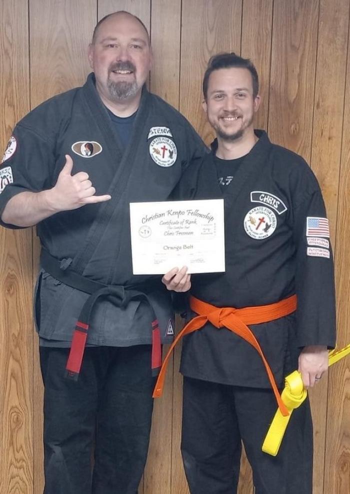 Orange belt · June 5, 2023 · Promoted by Chris Stewart
