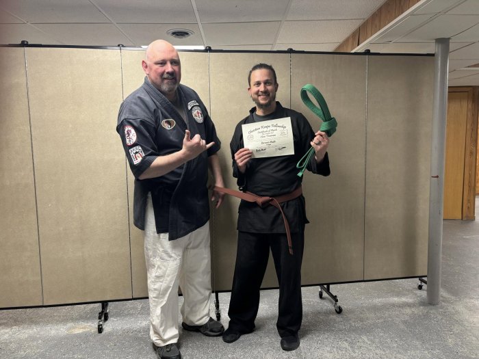 Brown belt 3rd degree · June 26, 2024 · Promoted by Chris Stewart