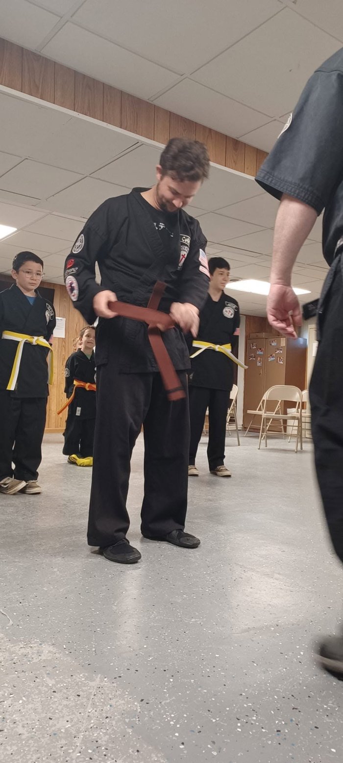 Brown belt 2nd degree · October 26, 2024 · Promoted by Chris Stewart
